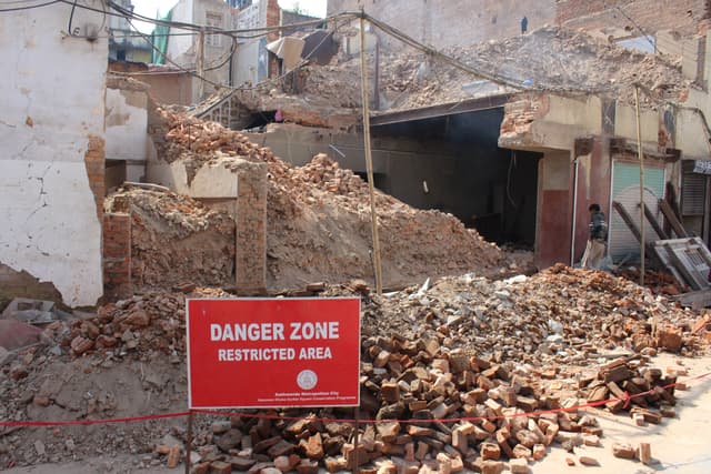 Visual Representation of a disaster scene we responded to.